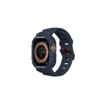 Skin Arma 2 In 1 Apple Watch Ultra Strap Case Mecha 49 Mm - Blue